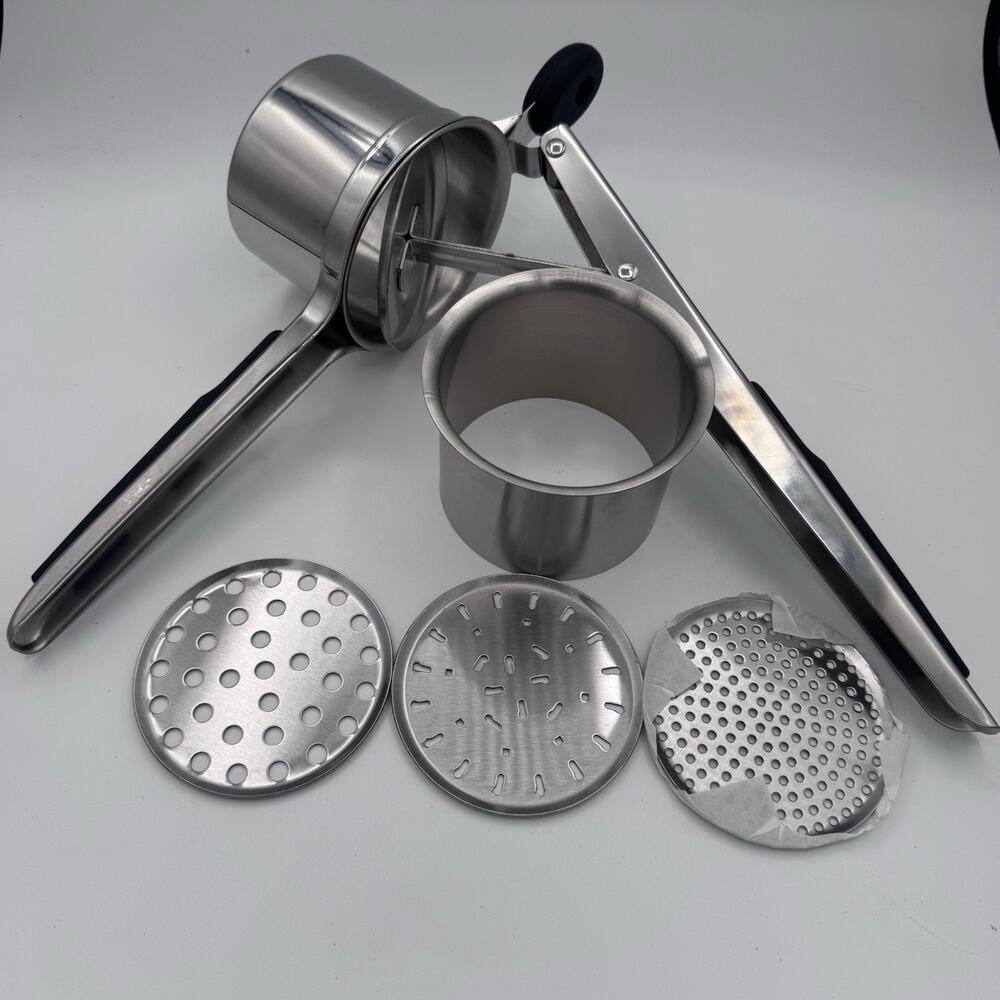 Prioritychef Large 15Oz Potato Ricer, Heavy Duty Stainless Steel Potato Masher